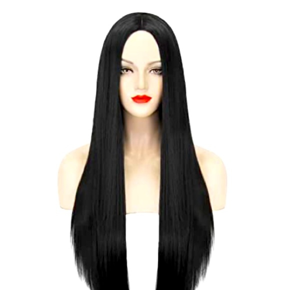 Long Black wig